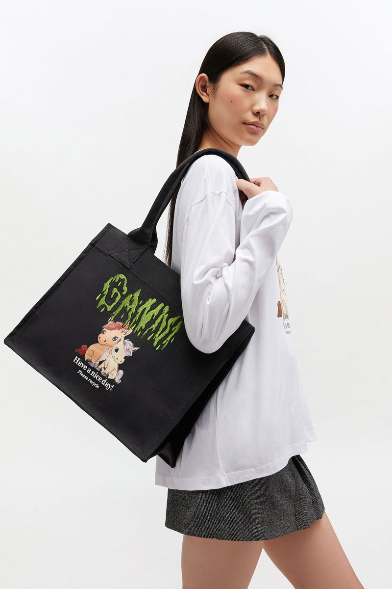 PONY PRINTED LARGE TOTE 4