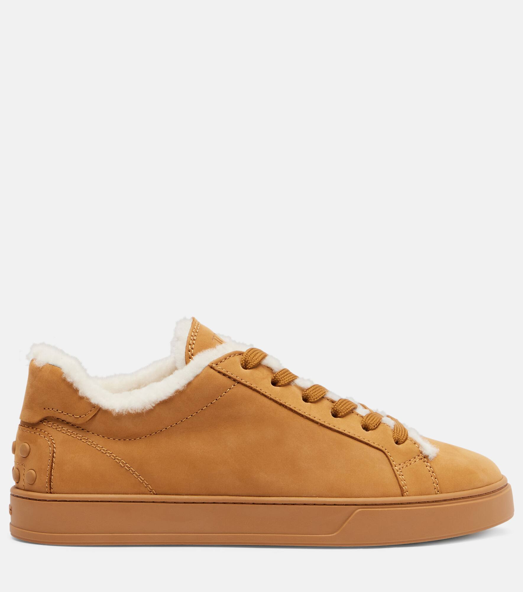 Classic shearling-lined suede sneakers - 4