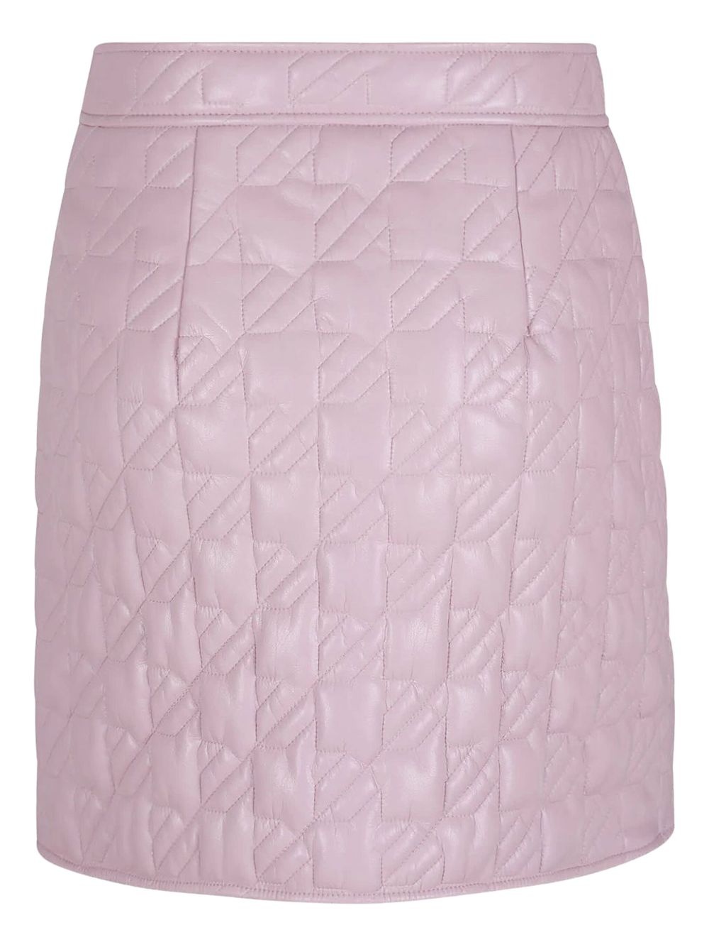 quilted mini skirt - 2