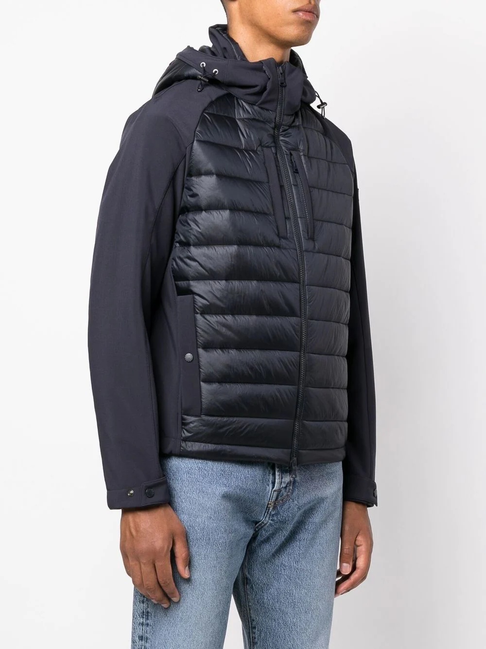 padded detachable-hood jacket - 3