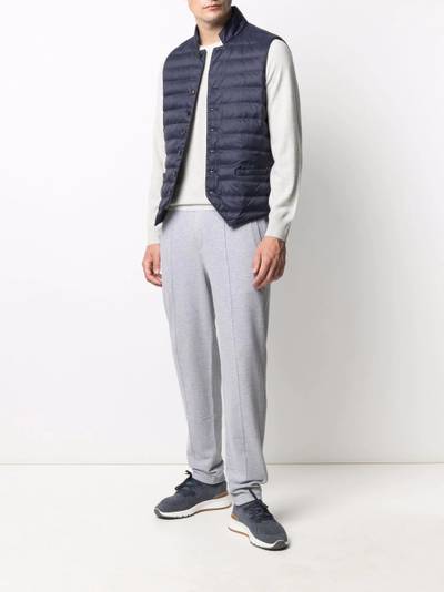 Brunello Cucinelli padded feather down gilet outlook