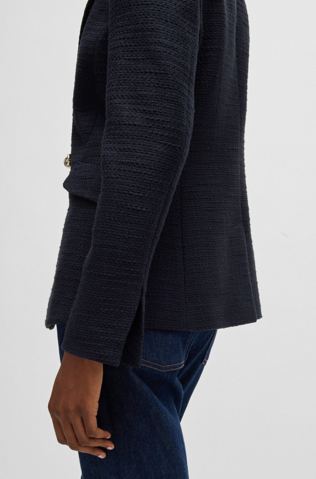 SLIM-FIT BLAZER IN TWEED - 6