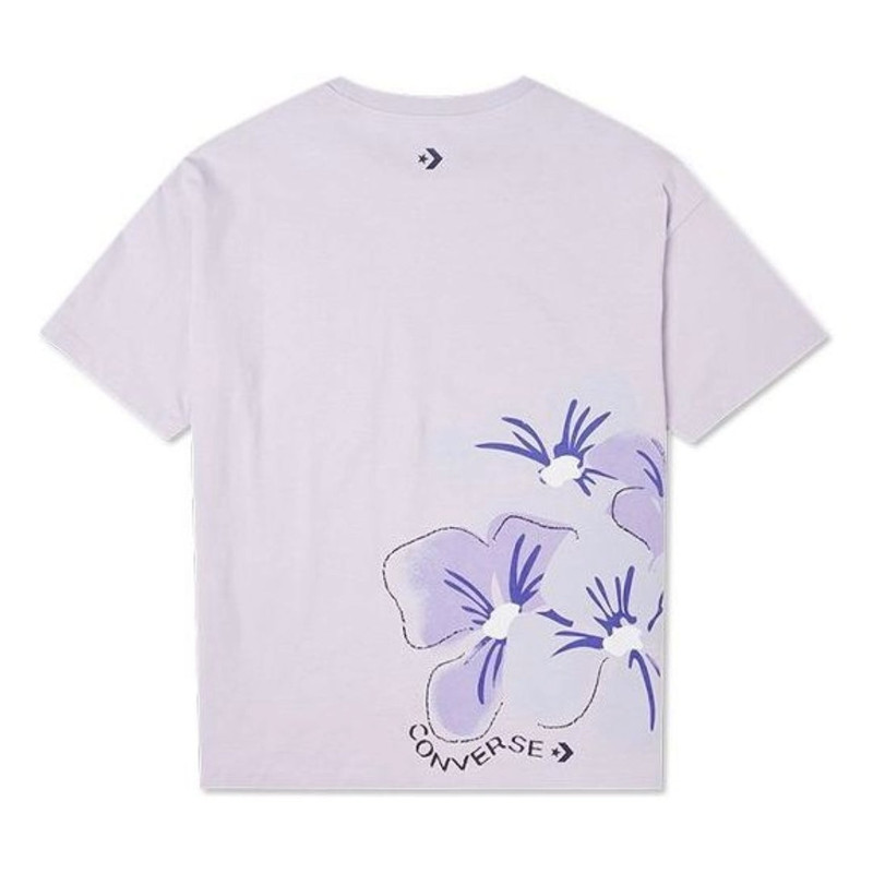 Converse (WMNS) Converse  Infinite Lilac IWD Oversized T-Shirt 'Purple' 10022422-A01 outlook