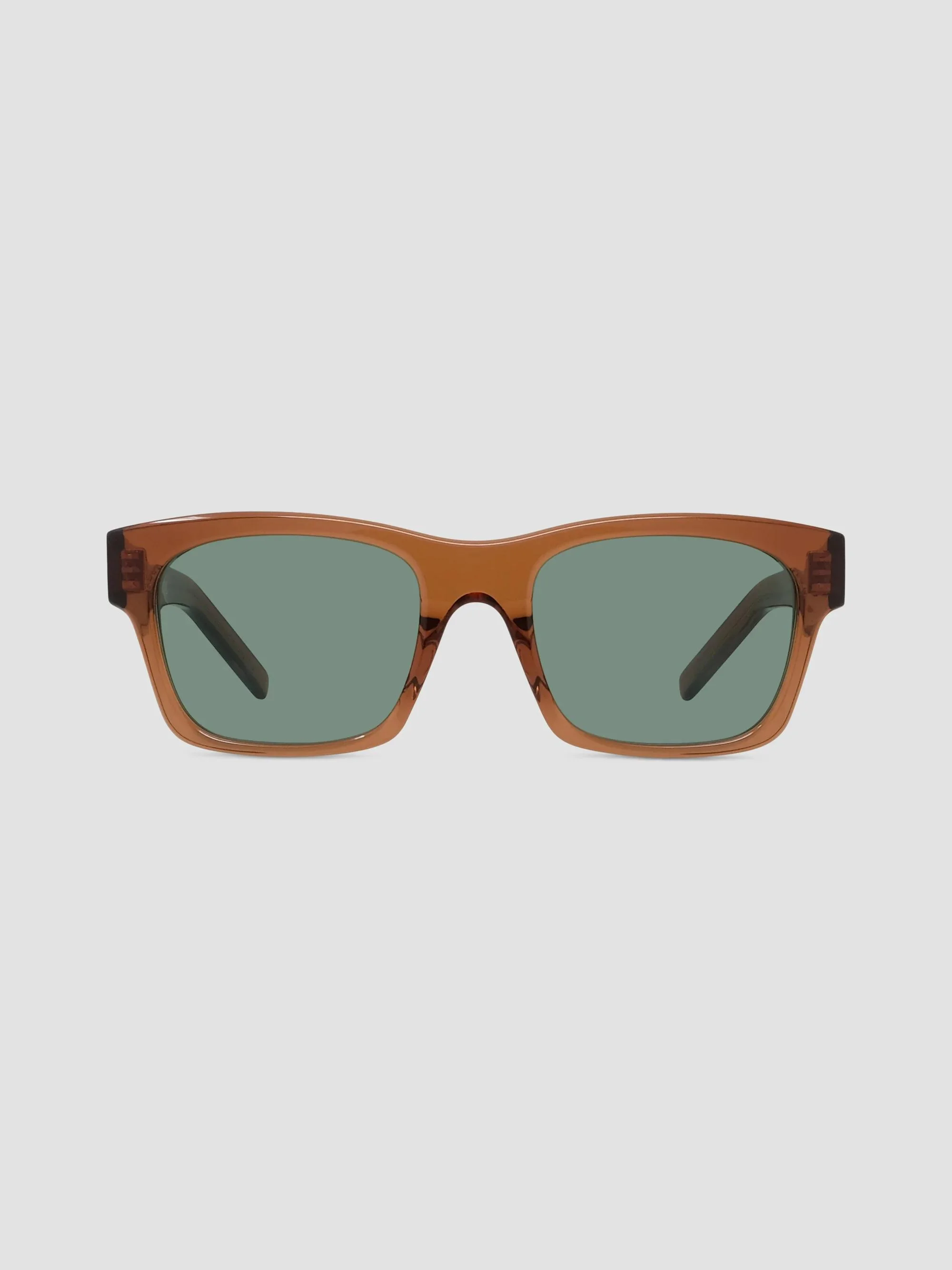 Men's Day 55MM Rectangular Sunglasses - Red Green - 1