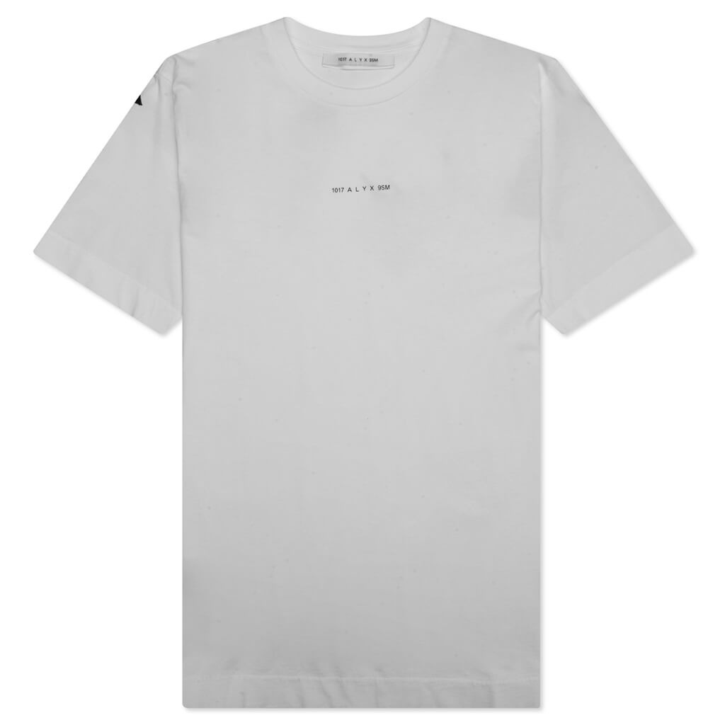 1017 ALYX 9SM BACK LOGO GRAPHIC S/S T-SHIRT - WHITE - 1