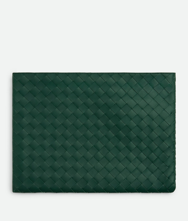 Intrecciato Half Zip Pouch 3