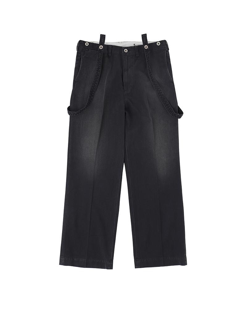 TUPPER PANTS DMGD BLACK