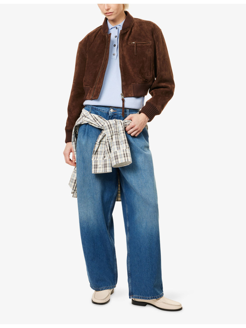 SAMSØE SAMSØE Saharper Wide-Leg Denim Jeans 15893 outlook