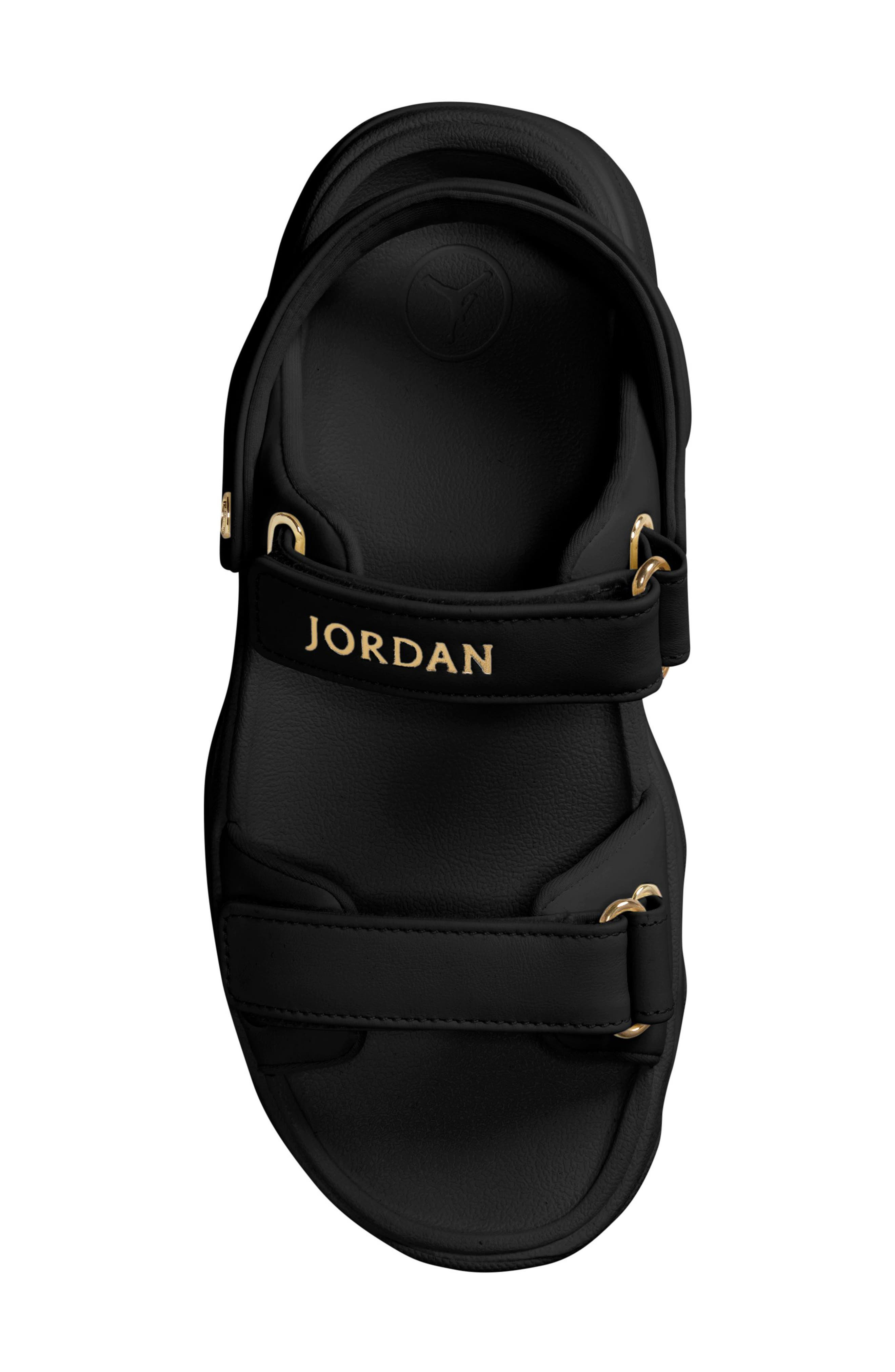 Jordan Deja Sandal in Black/Metallic Gold at Nordstrom - 2