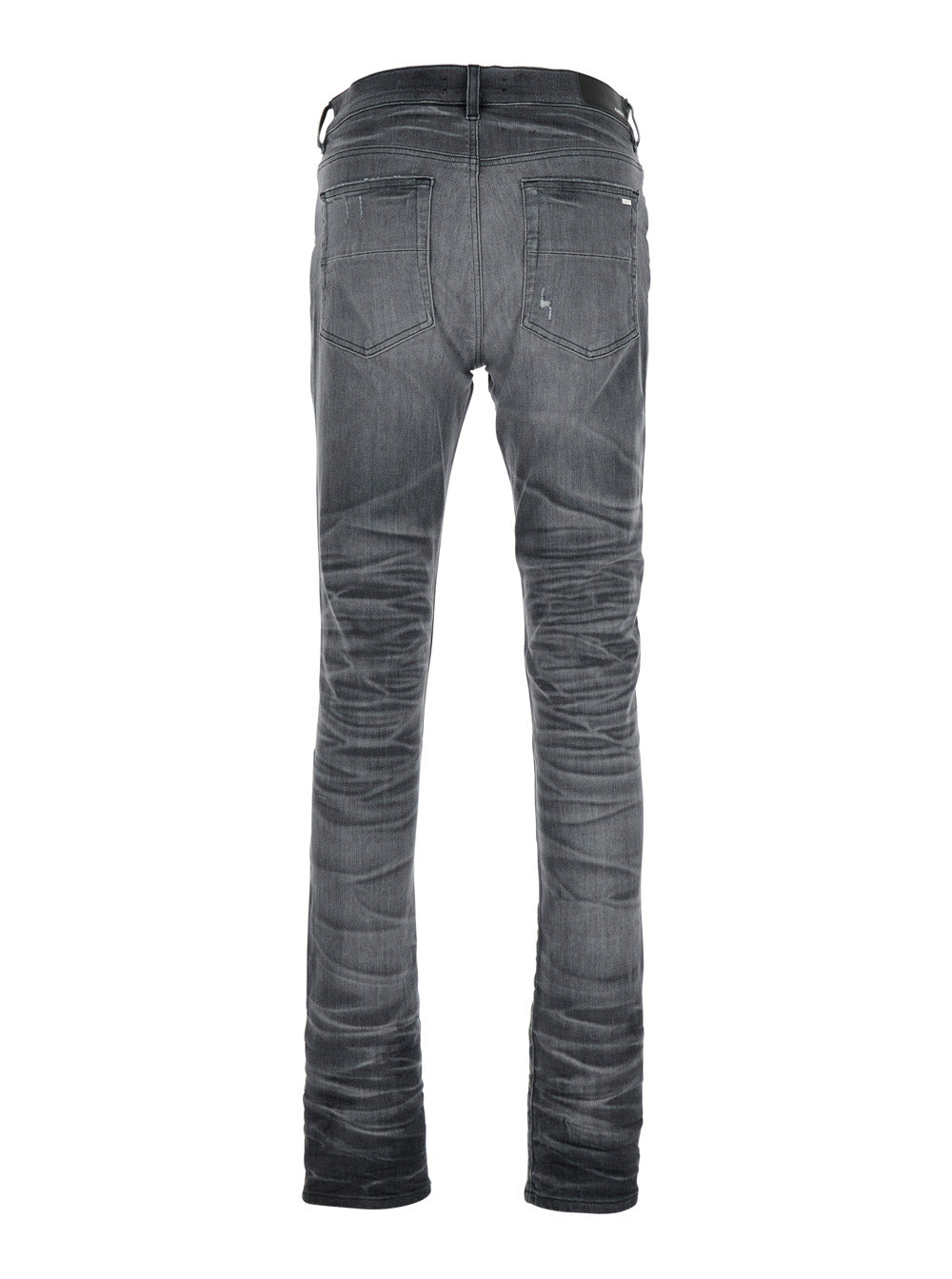 Amiri Men Grey Jeans With Tear Design And Belt Loops In Cotton Man - 2