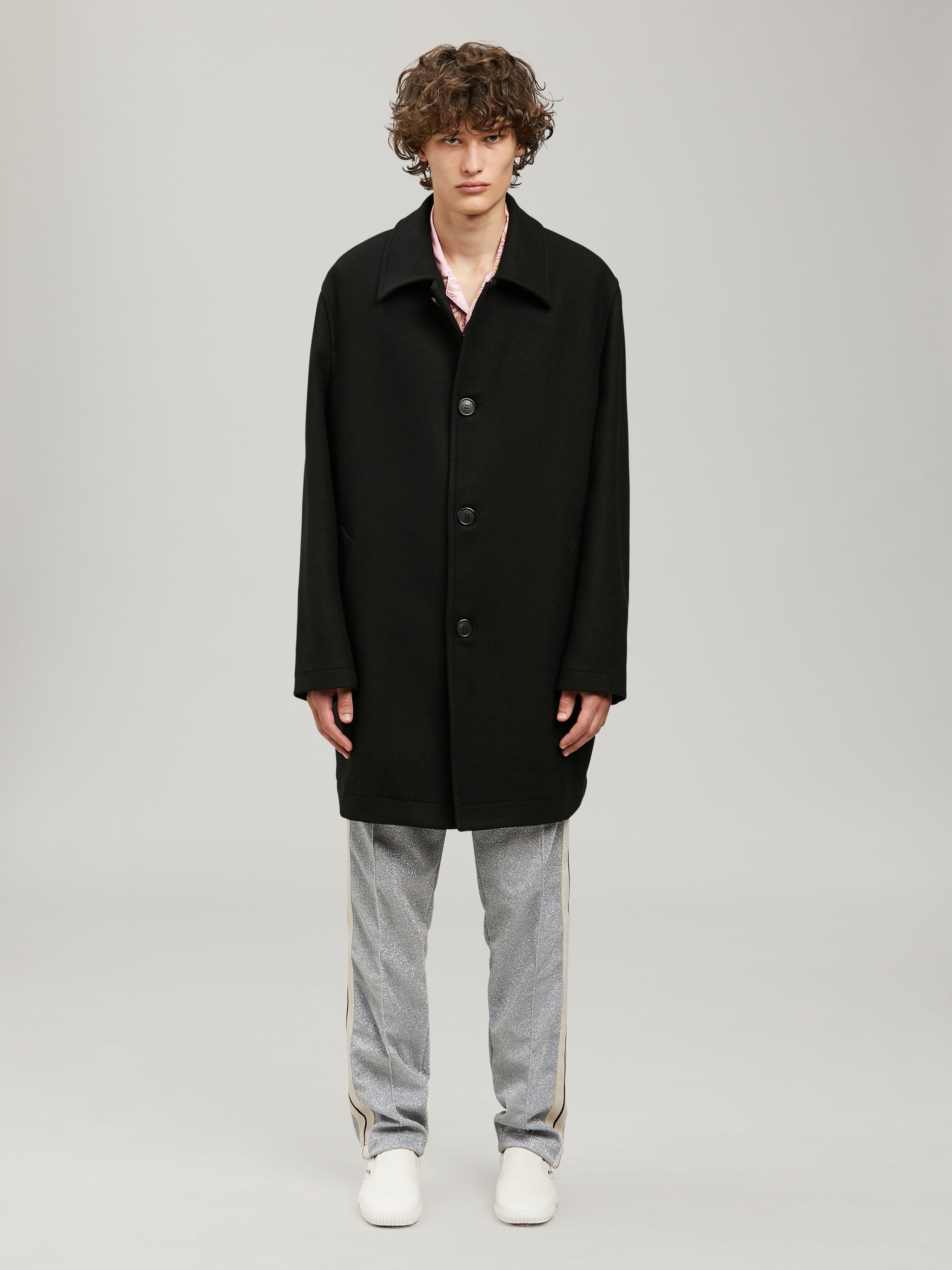 CURVED LOGO COAT - 3