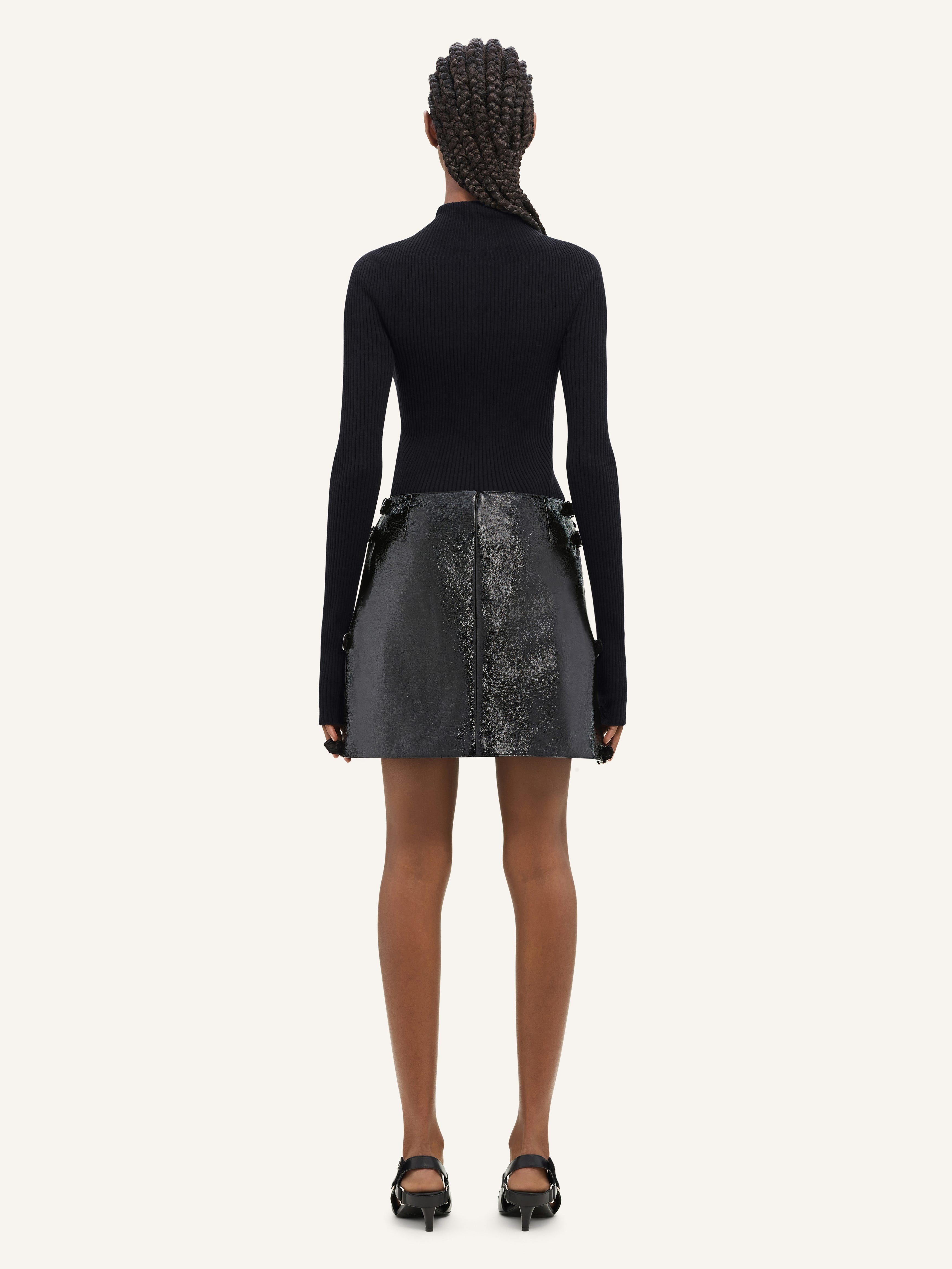 SOLAR LIGHT RIB MOCKNECK SWEATER - 4