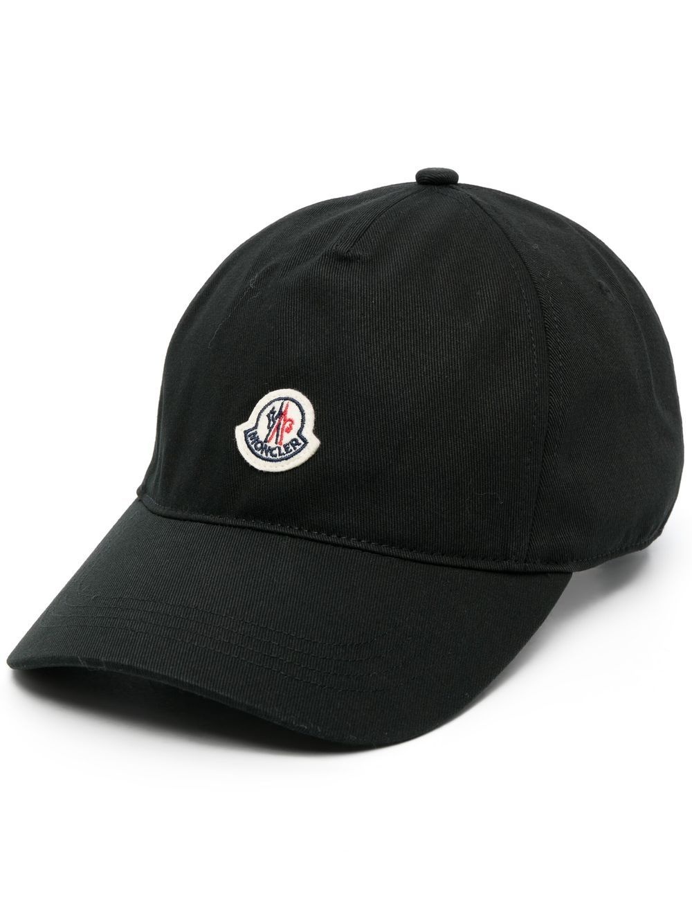 logo-patch cotton cap - 1