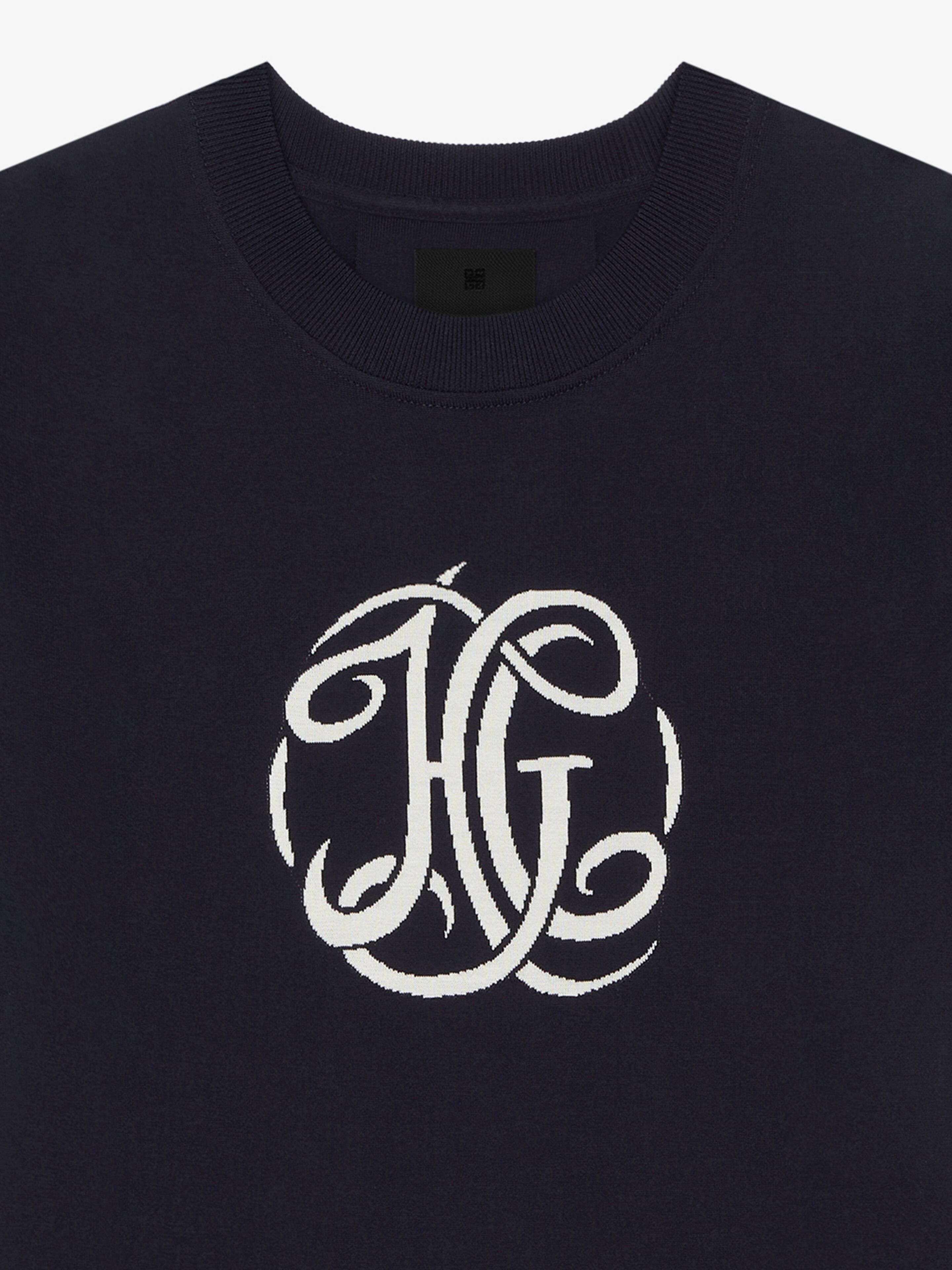 T-SHIRT IN KNIT WITH HG JACQUARD - 4