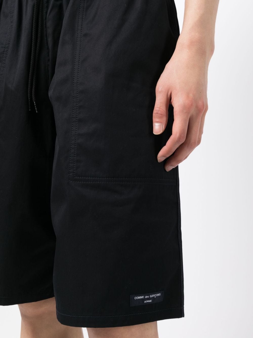 logo-patch track shorts - 5