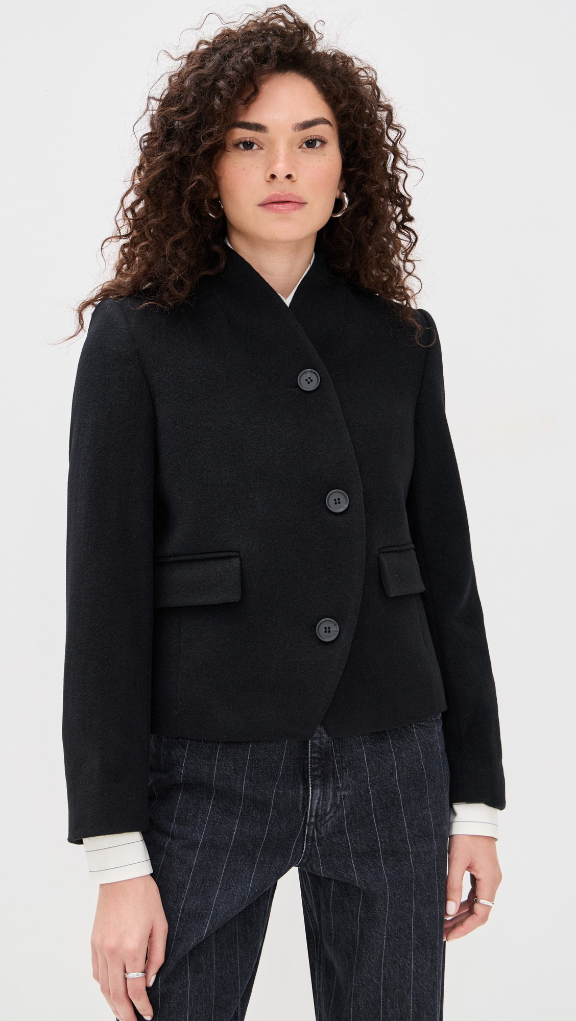 Short Curved Jacket - 6