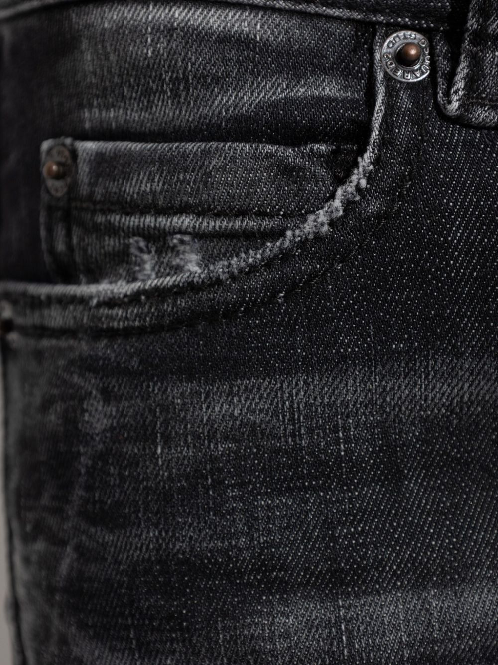 faded distressed jeans - 5