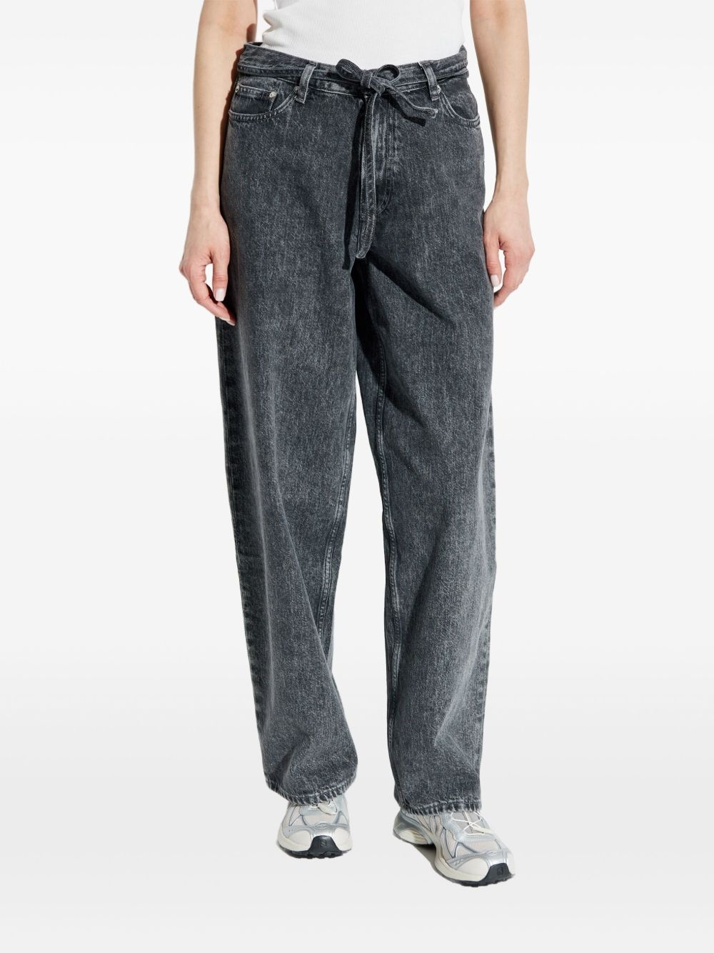 logo-patch jeans - 3