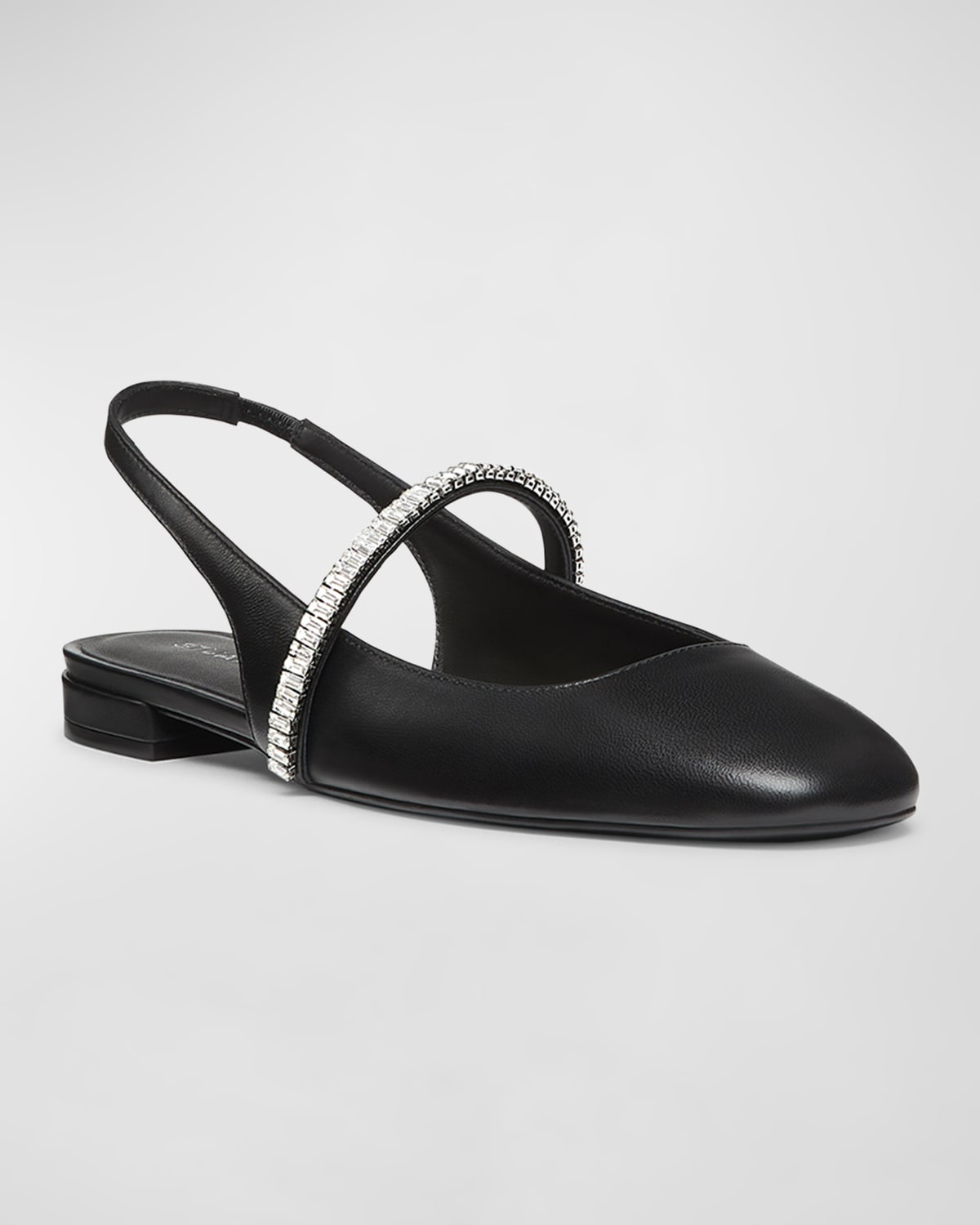 Stefanie Leather Slingback Ballerina Flats - 2