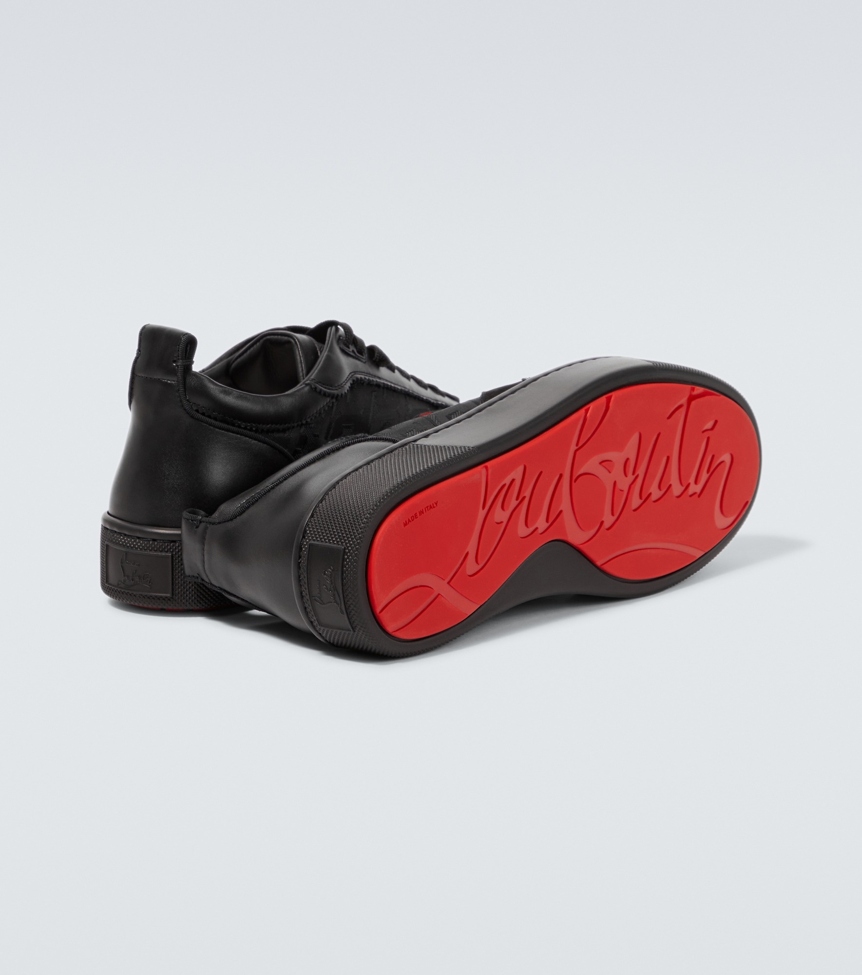 Happyrui leather-trimmed sneakers - 7