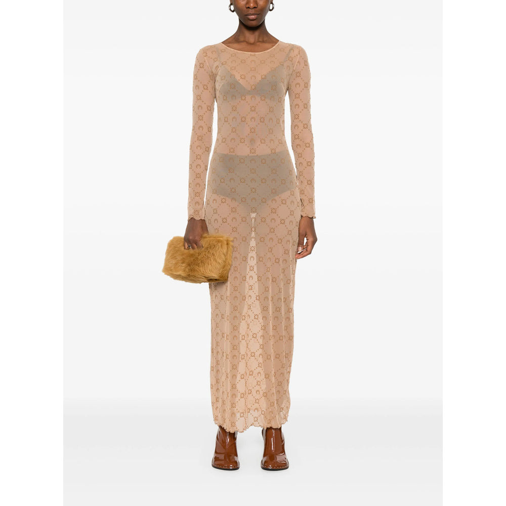 Marine Serre Neutrals Dresses - Cocktail & Party Dresses Women - 4