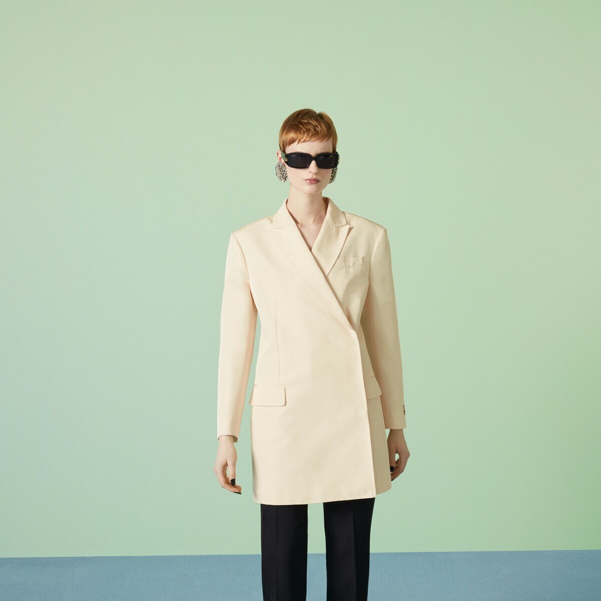 Cotton viscose faille jacket dress - 5