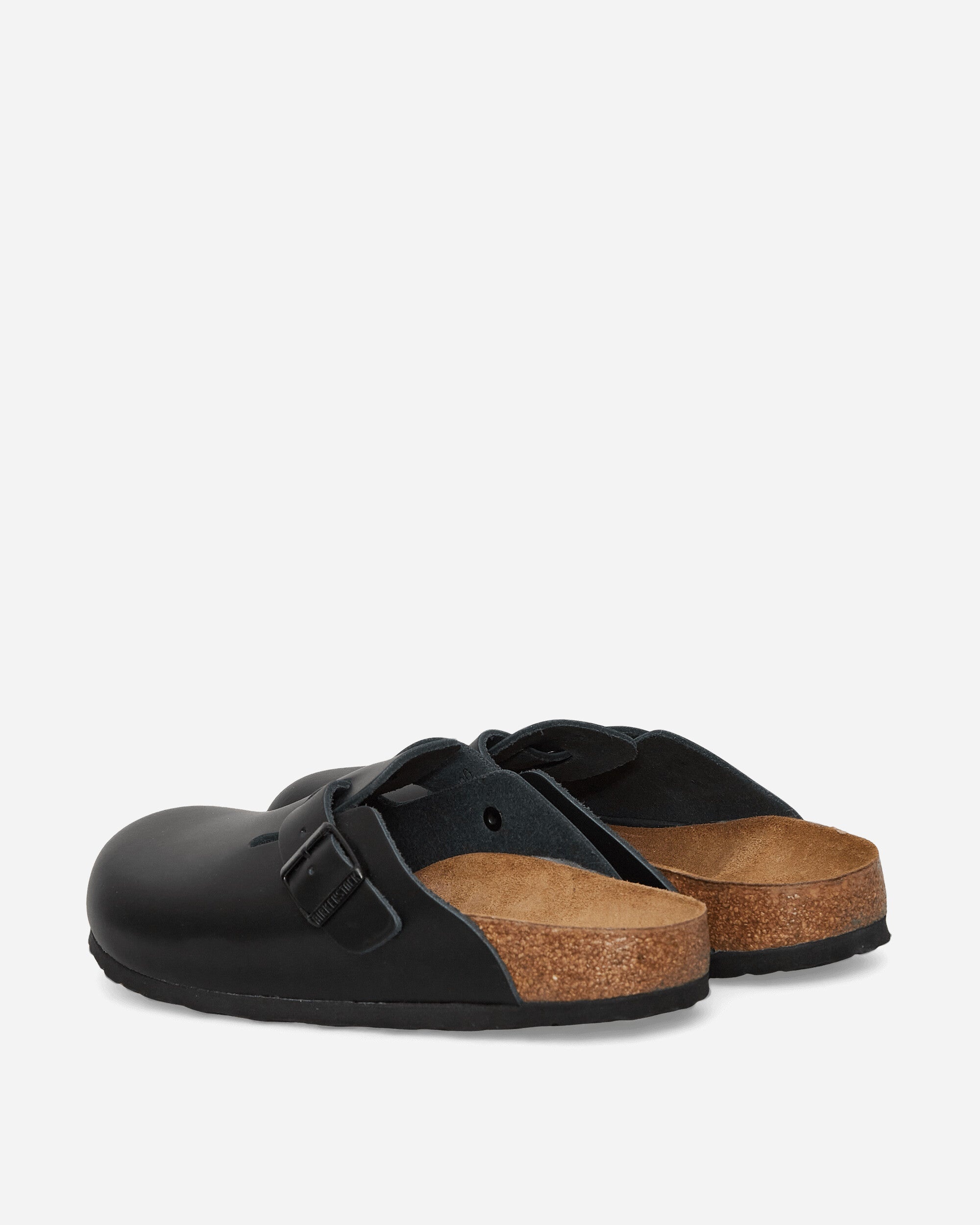 Boston Natural Leather Sandals Black - 4