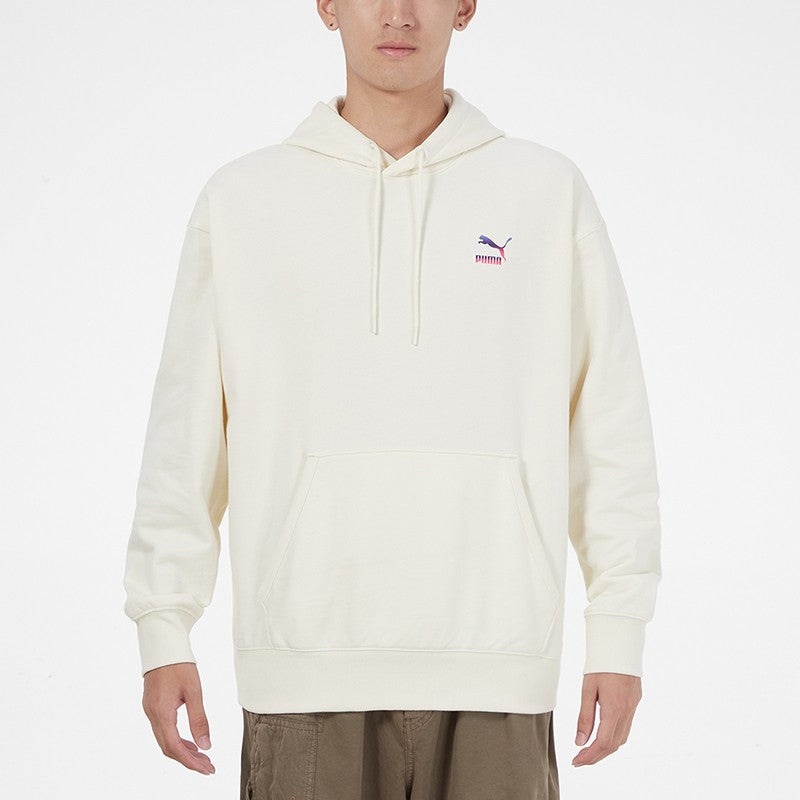 PUMA Logo Hoodie 'Cream' 534443-73 - 3