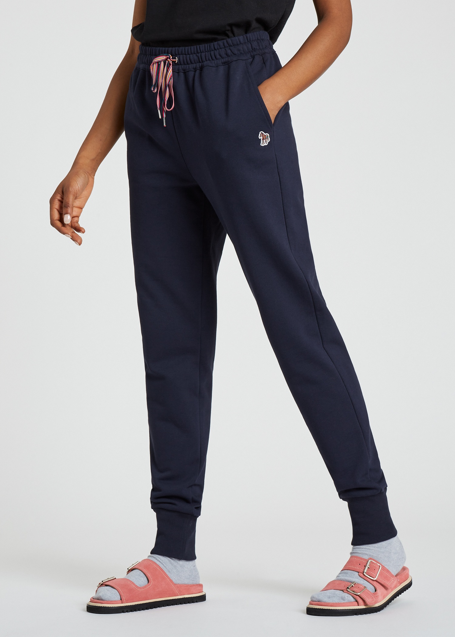 Zebra Logo Cotton Sweatpants - 4