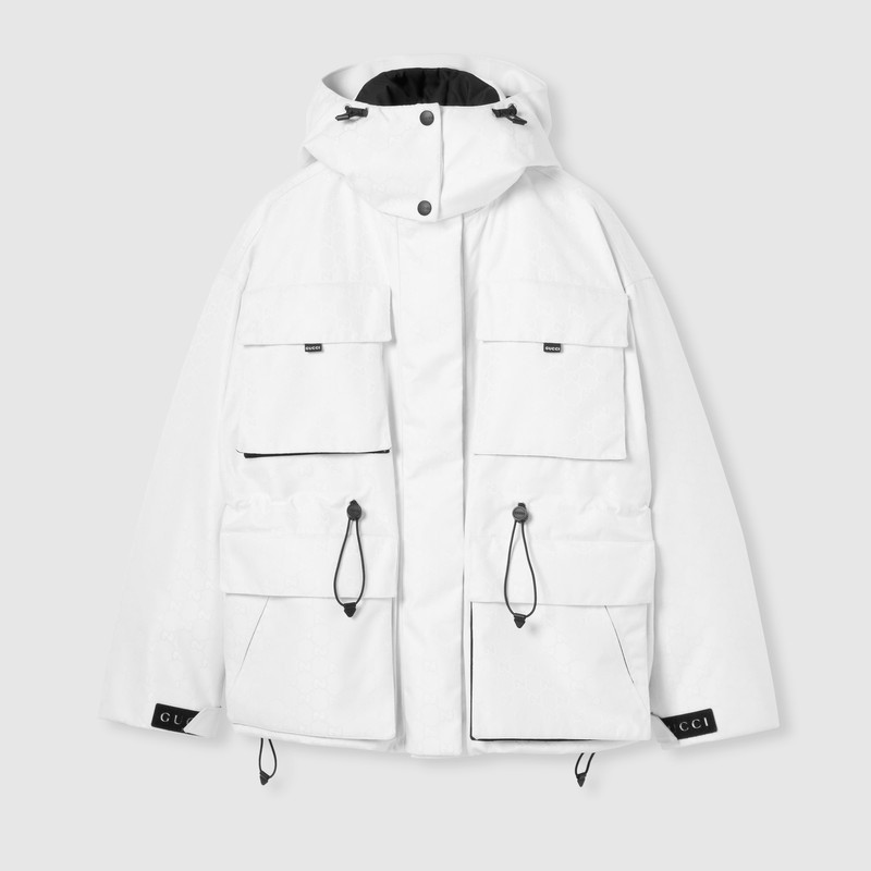 GG technical fabric jacquard jacket 1