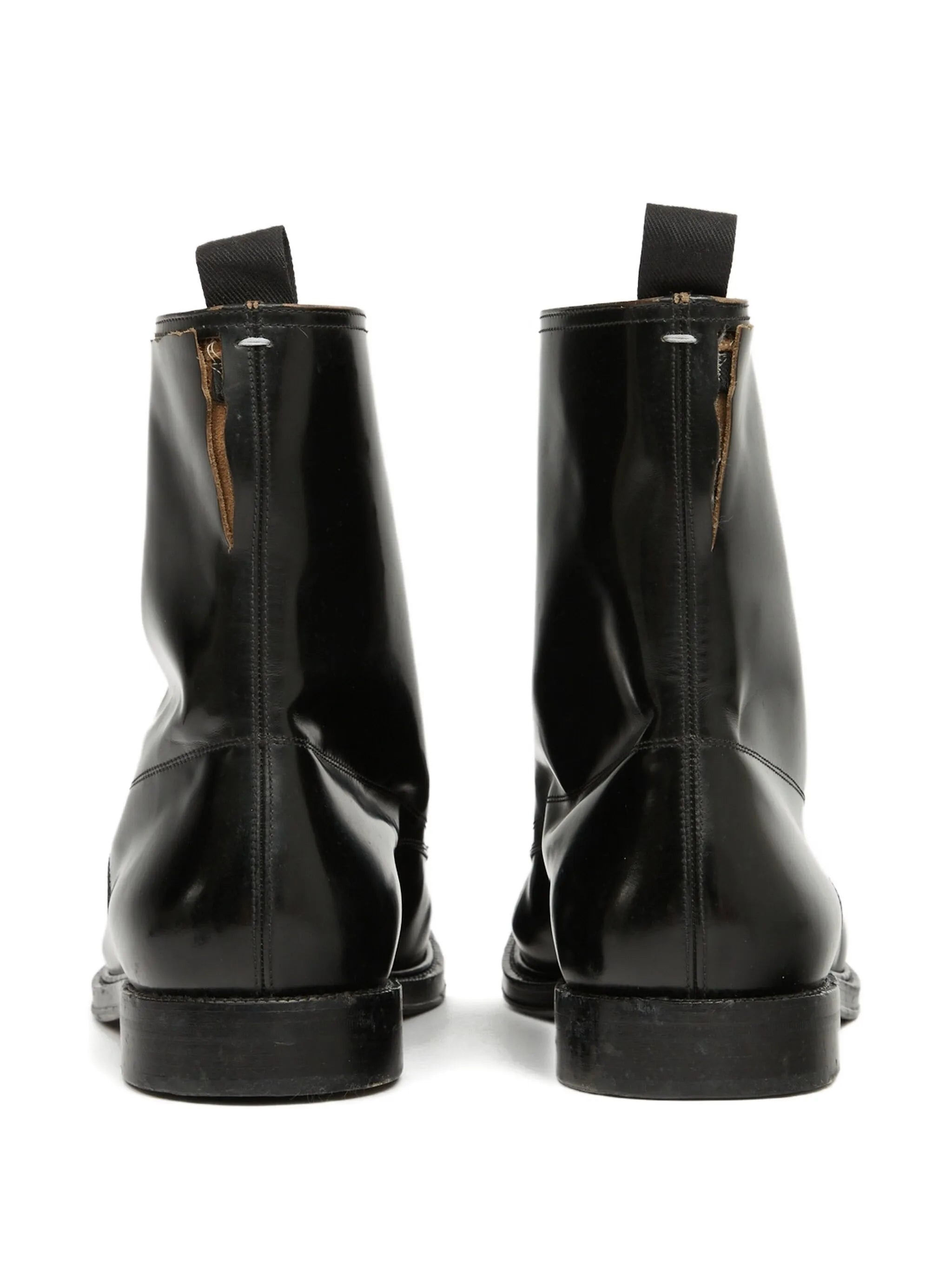 Maison Margiela Cut Lace-up Boots - 4
