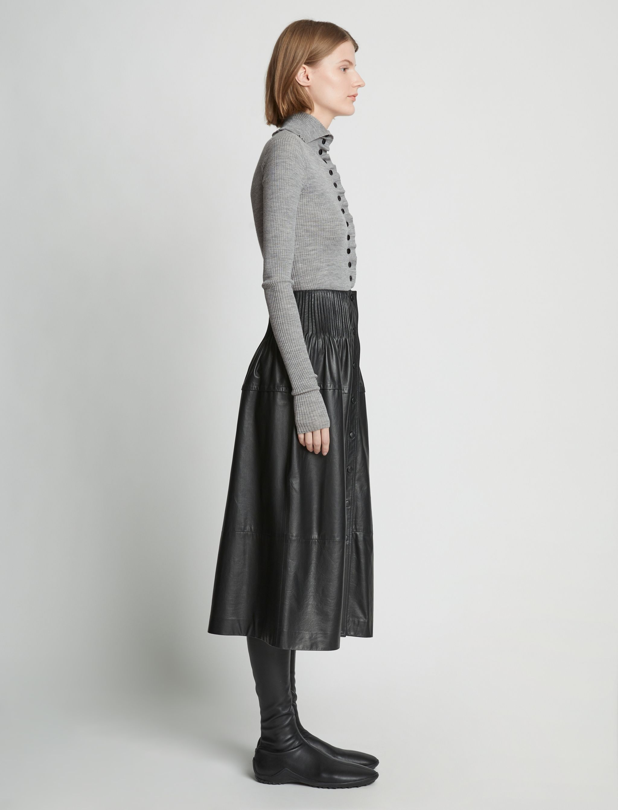 Eco Superfine Merino Button Down Sweater - 4