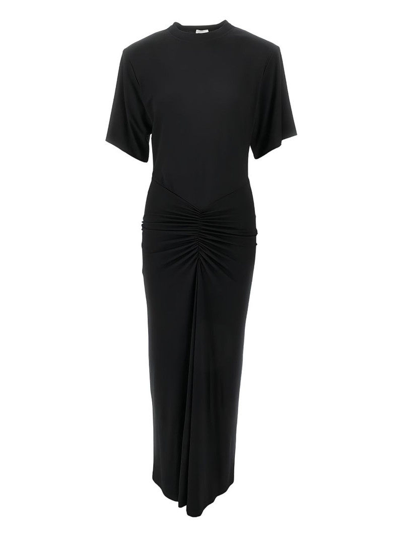 ruched midi dress 1