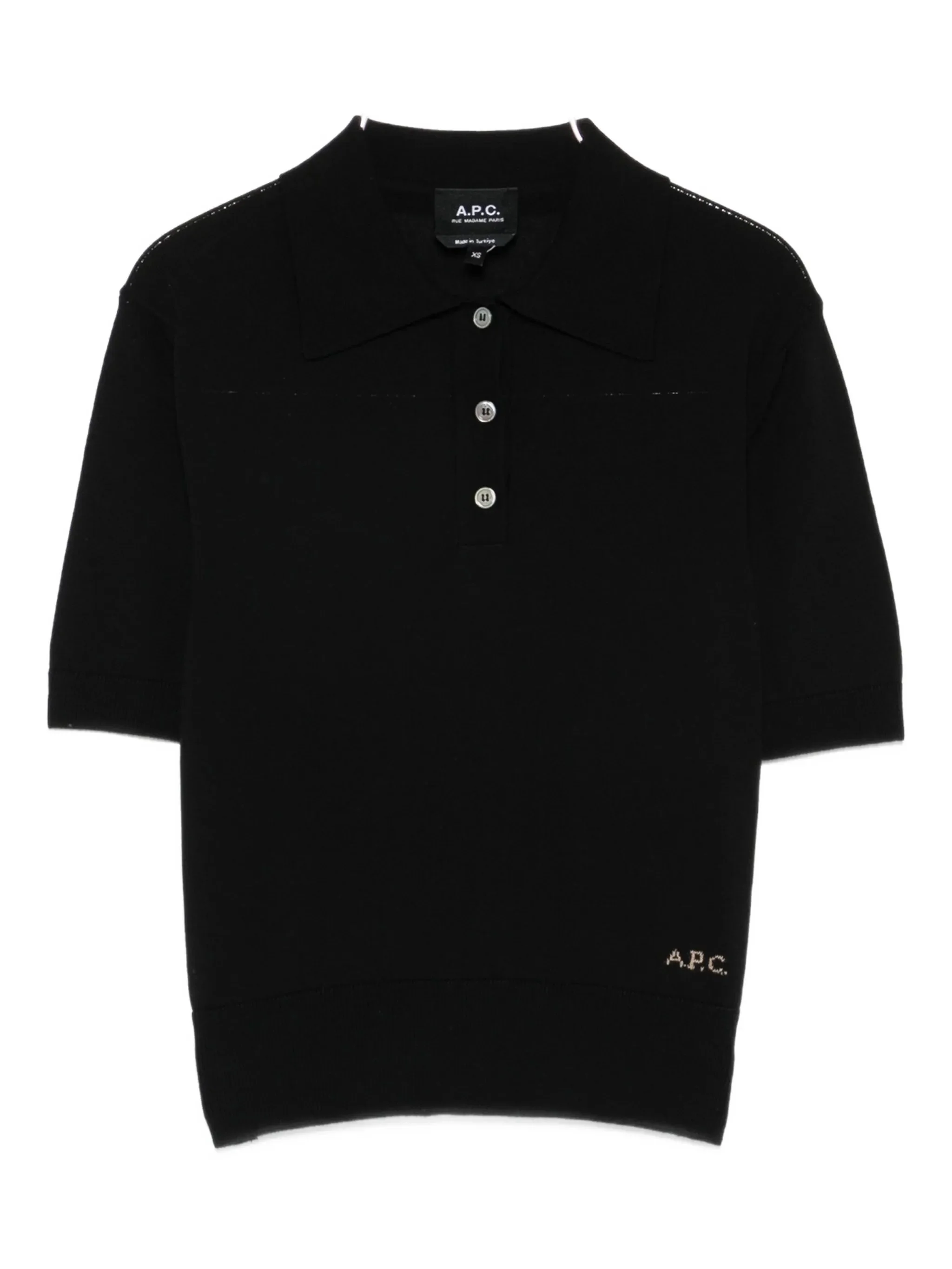 A.p.c. Logo-detail Polo Top - 1