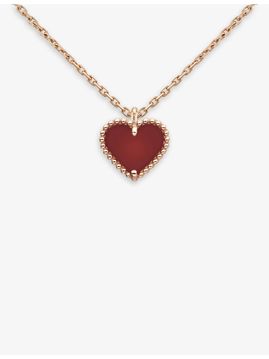Sweet Alhambra gold and carnelian necklace - 2
