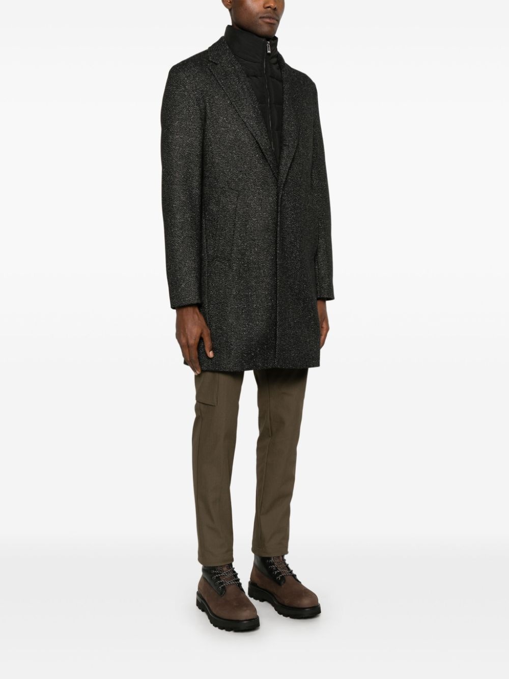 panelled coat - 3