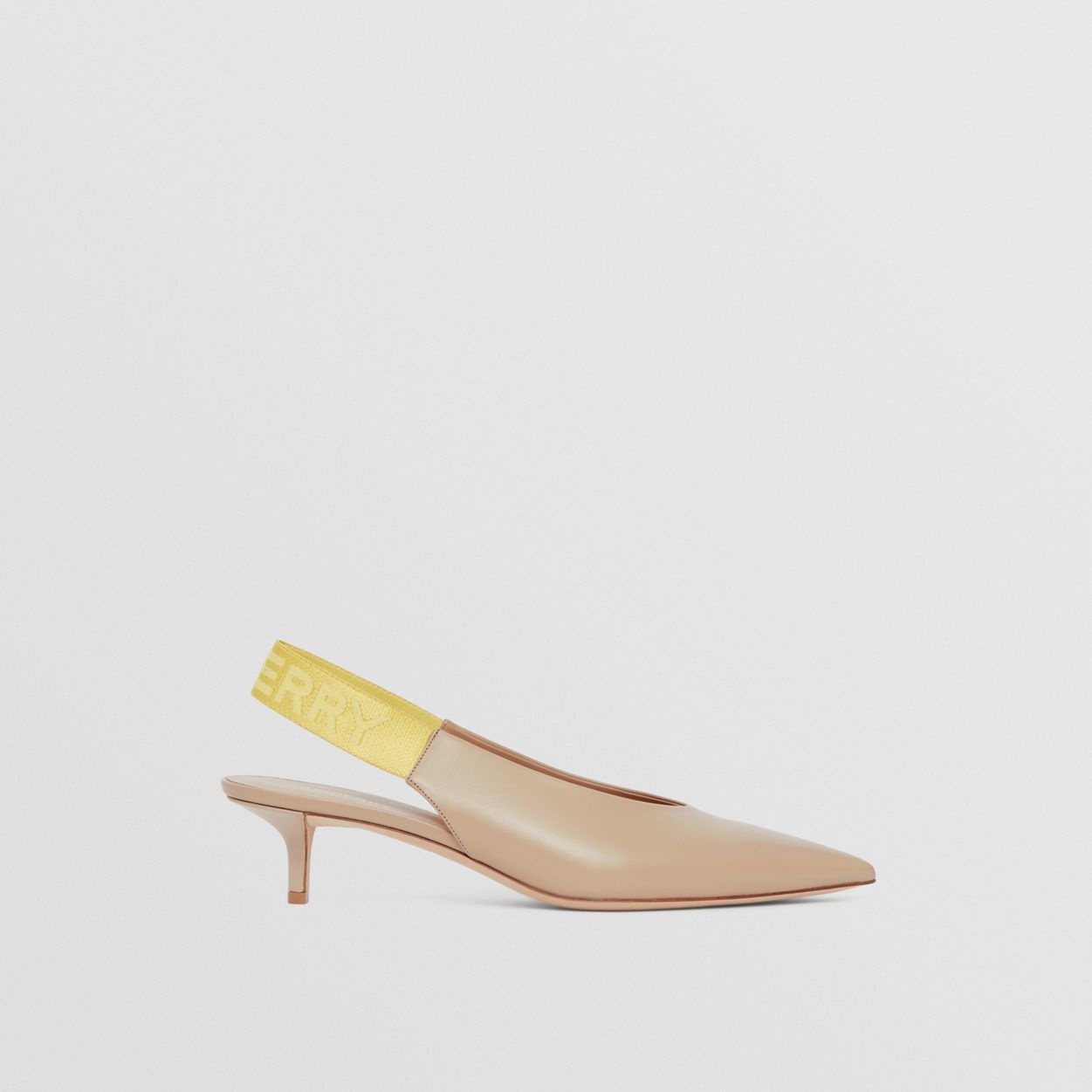 Leather Slingback Pumps - 1