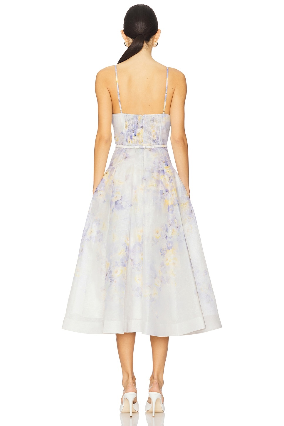 Crush Twist Front Midi Dress - 3