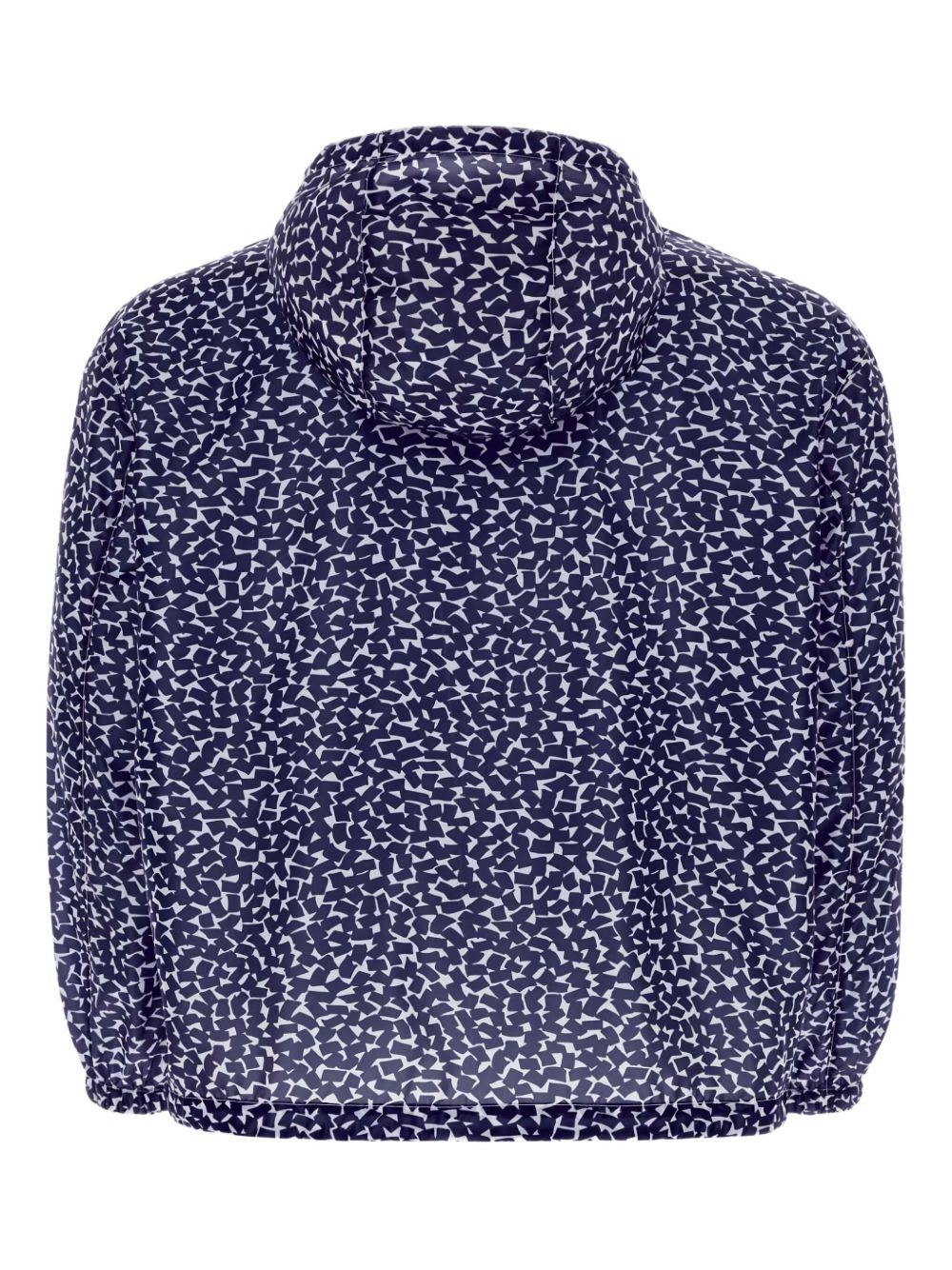 printed hooded windbreaker - 2