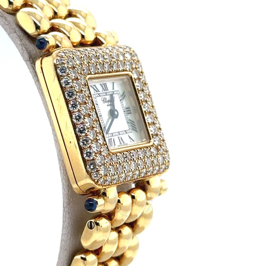 Pre-owned Chopard Les Classiques Quartz Diamond White Dial Ladies Watch 10/6115-23 - 3