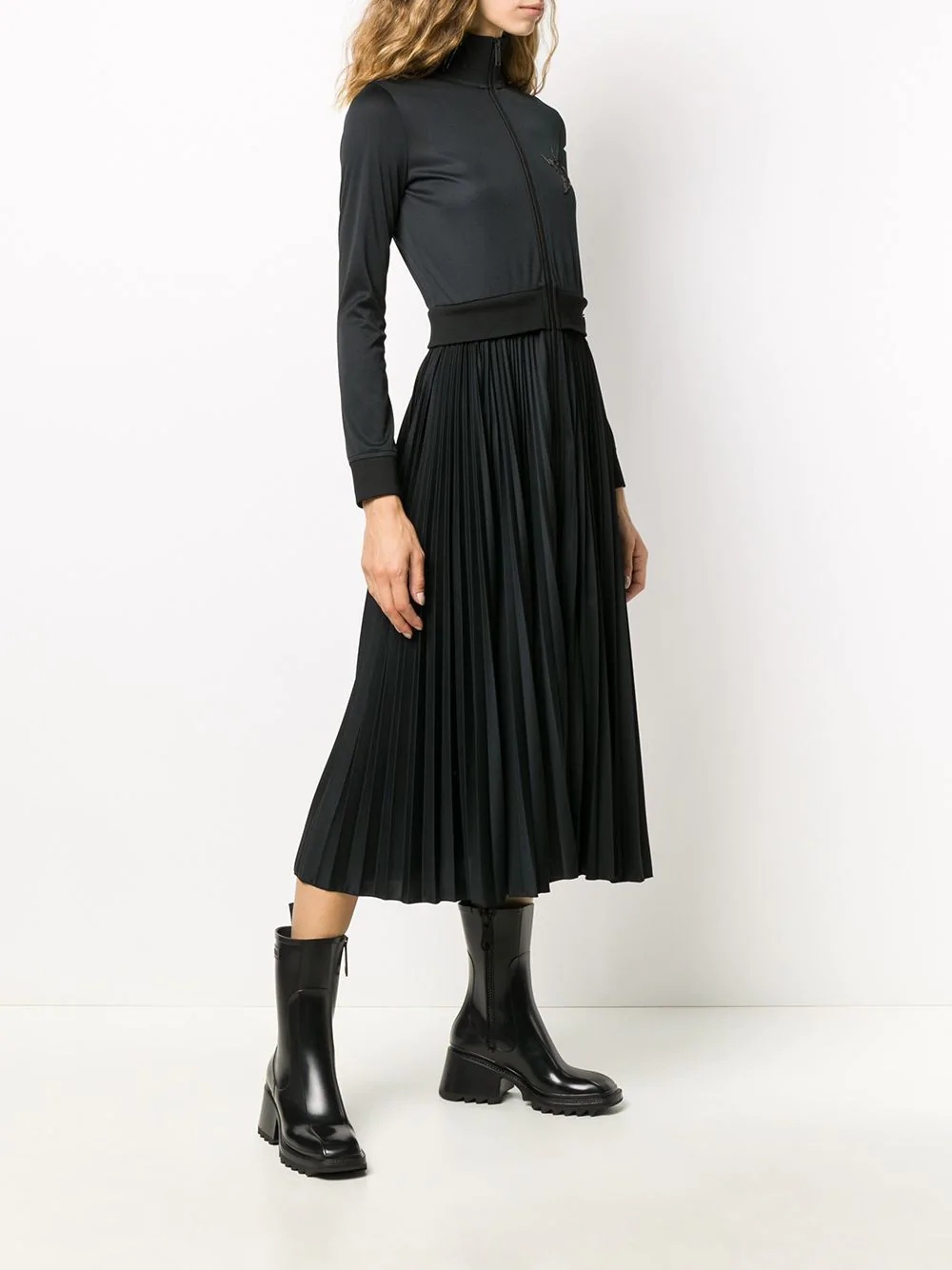 pleated midi dress - 3