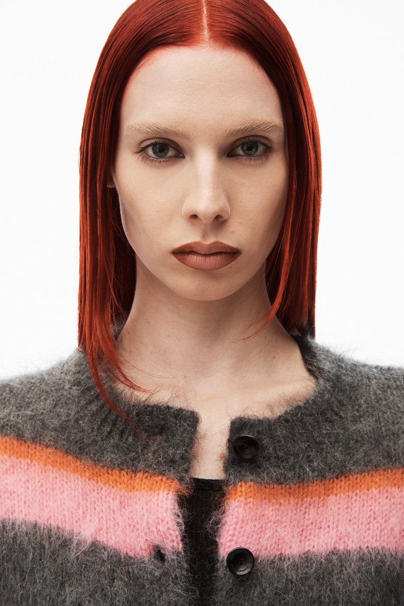 oversized cardigan in brushed mohair 4