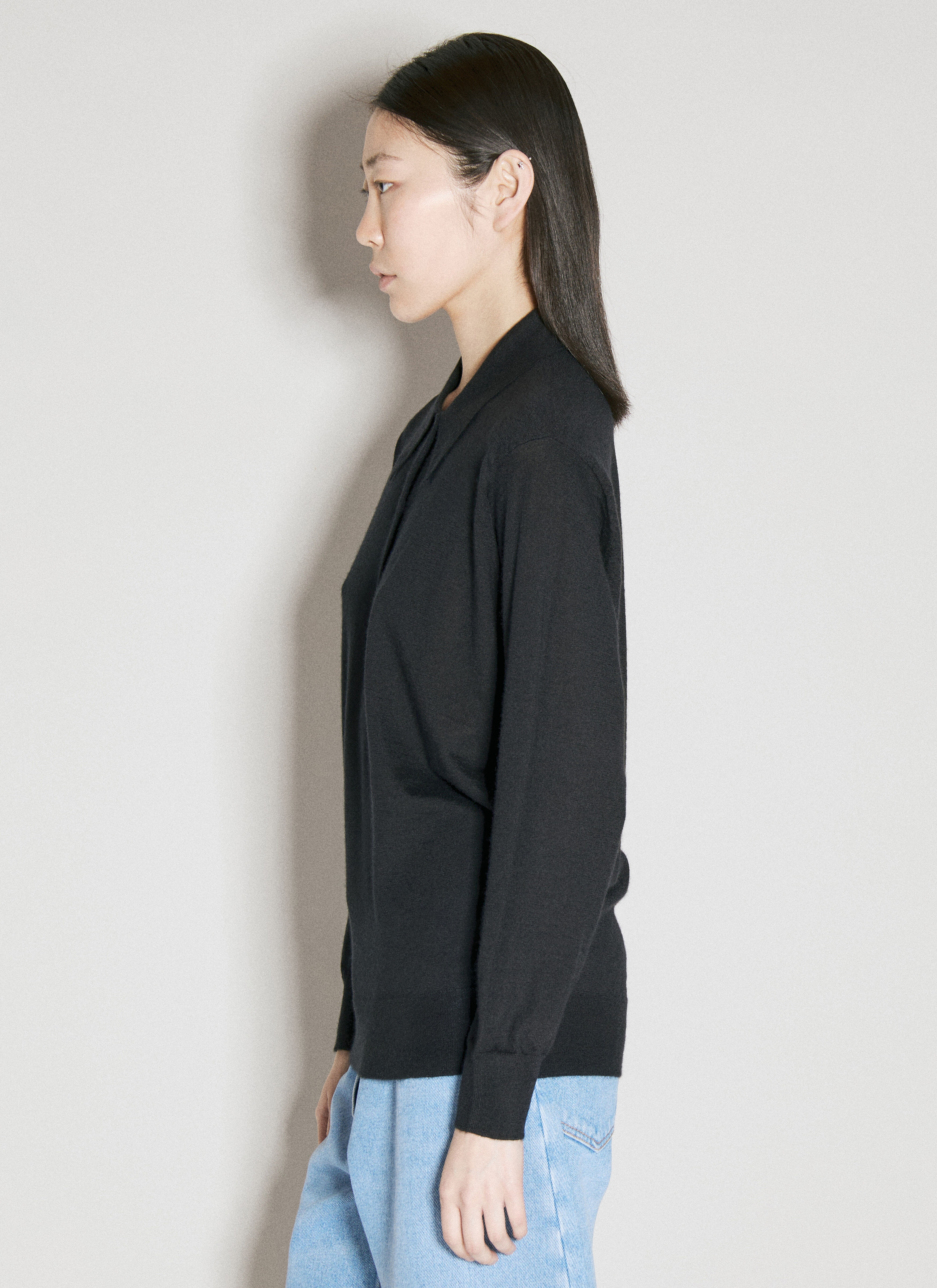 Cashmere Polo Sweater - 4