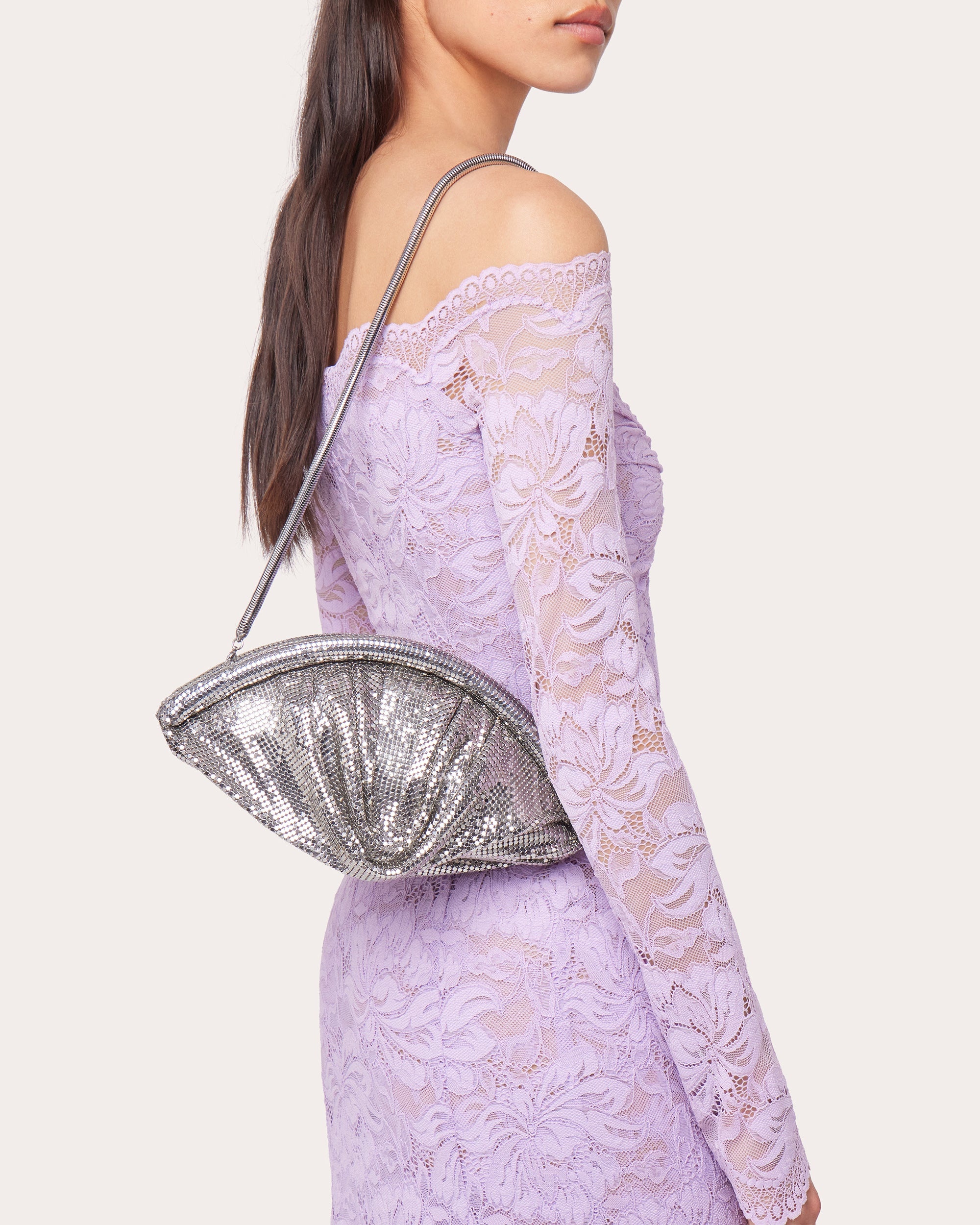 Chainmail Mesh Shoulder Bag - 5
