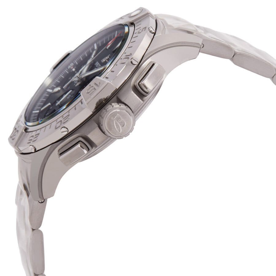 Breitling Super Avenger 46 Chronograph Automatic Black Dial Men's Watch EB0148101B1E1 - 2