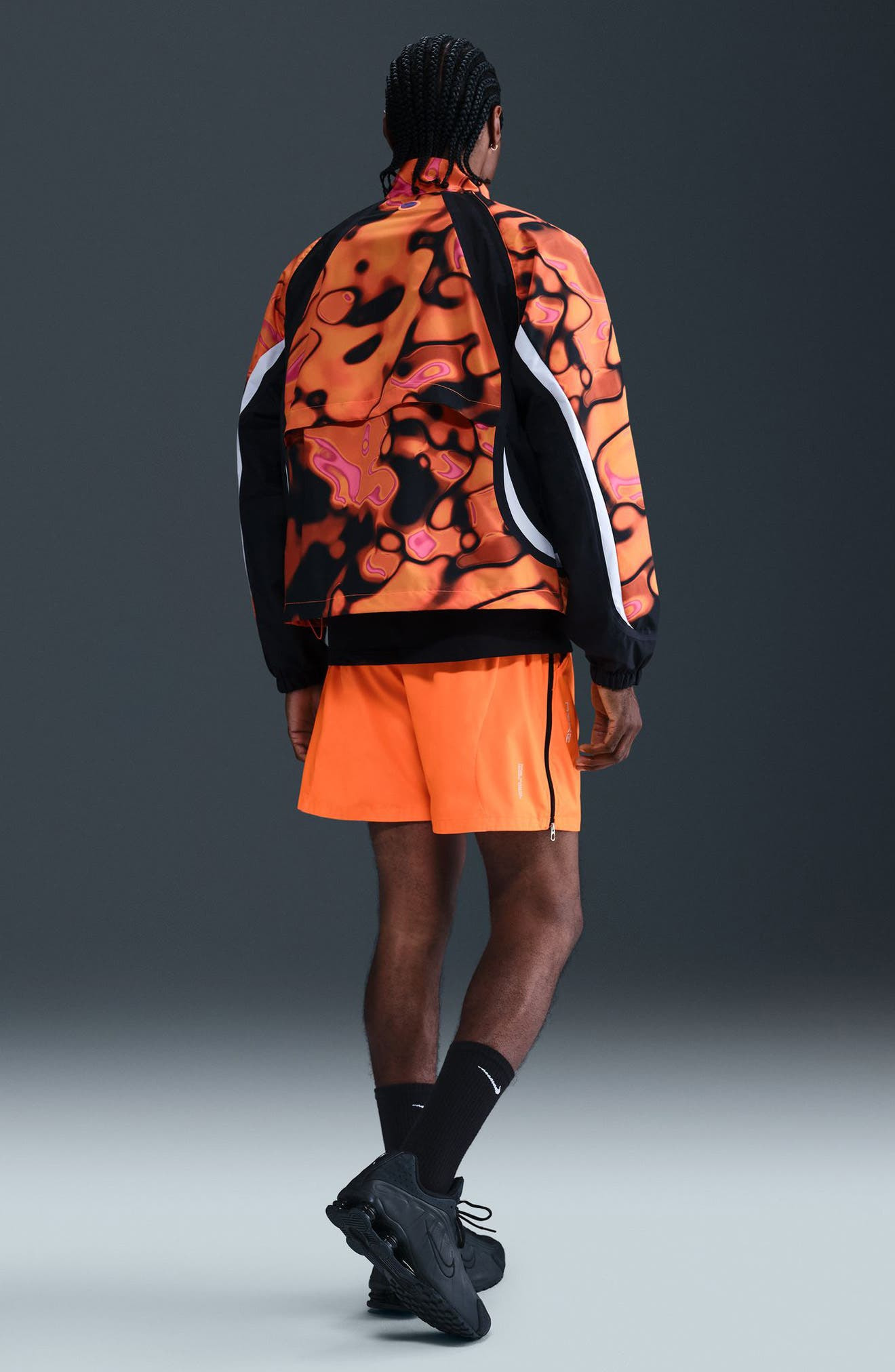 Nike Project F.R.O.G. Drawstring Shorts in Total Orange/Hyper Royal at Nordstrom - 9