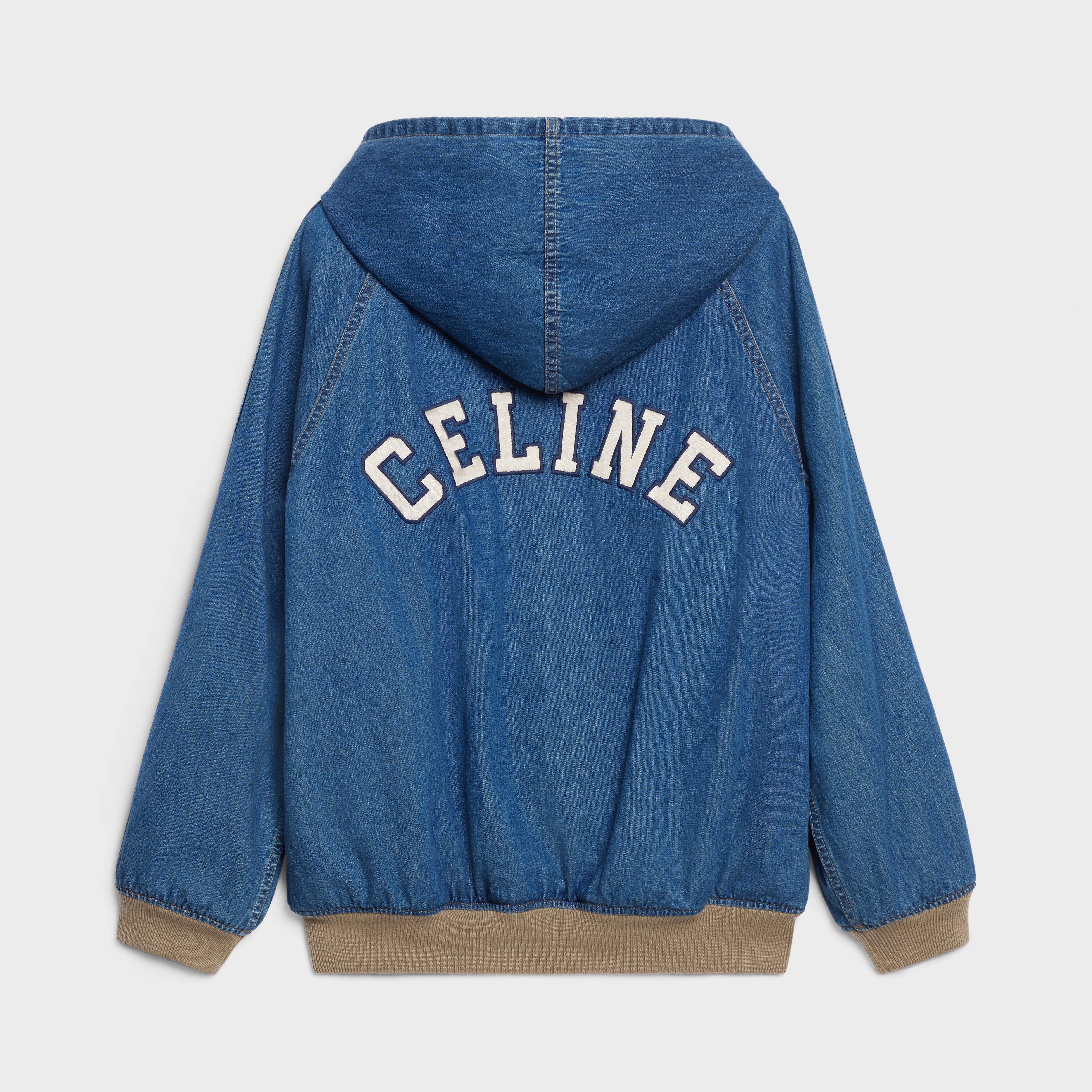 CELINE TWIRL WASH HOODED JACKET - 2