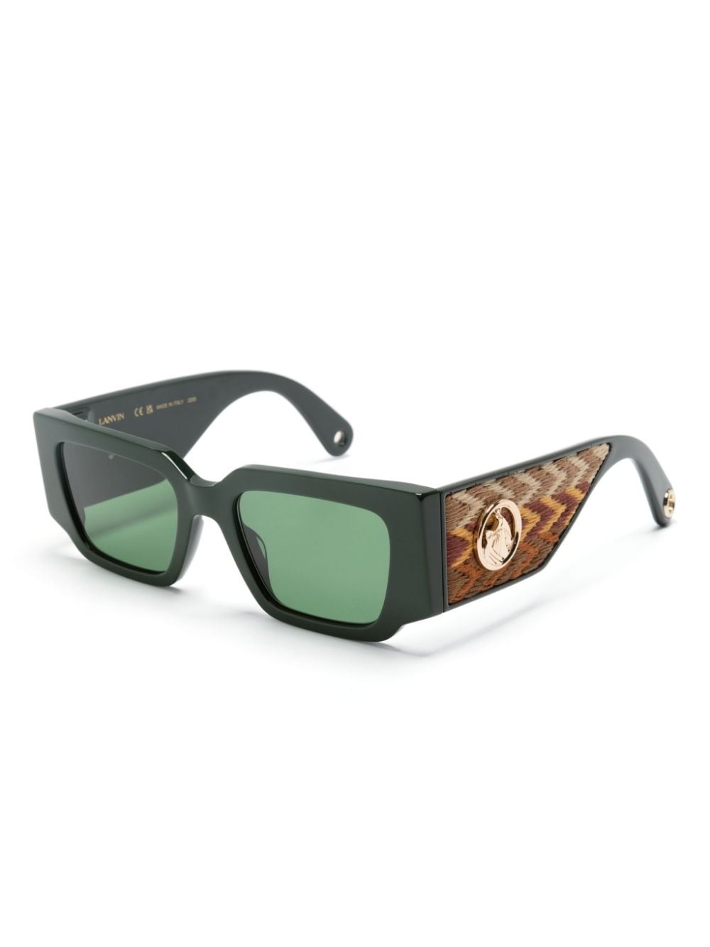 Curb rectangle-frame sunglasses - 2
