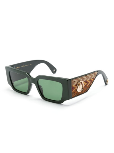 Lanvin Curb rectangle-frame sunglasses outlook