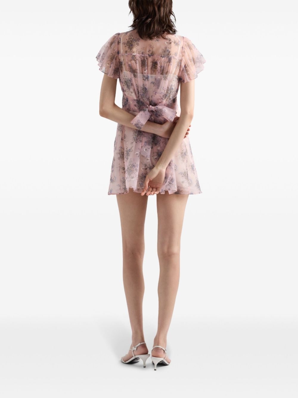 【プラダ・PRADA】Nylonette mini-dress Prada Nylonette Mini-Dress | Saks Fifth Avenue